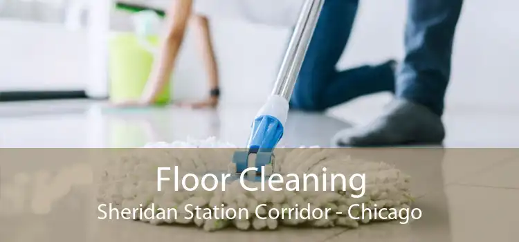 Floor Cleaning Sheridan Station Corridor - Chicago
